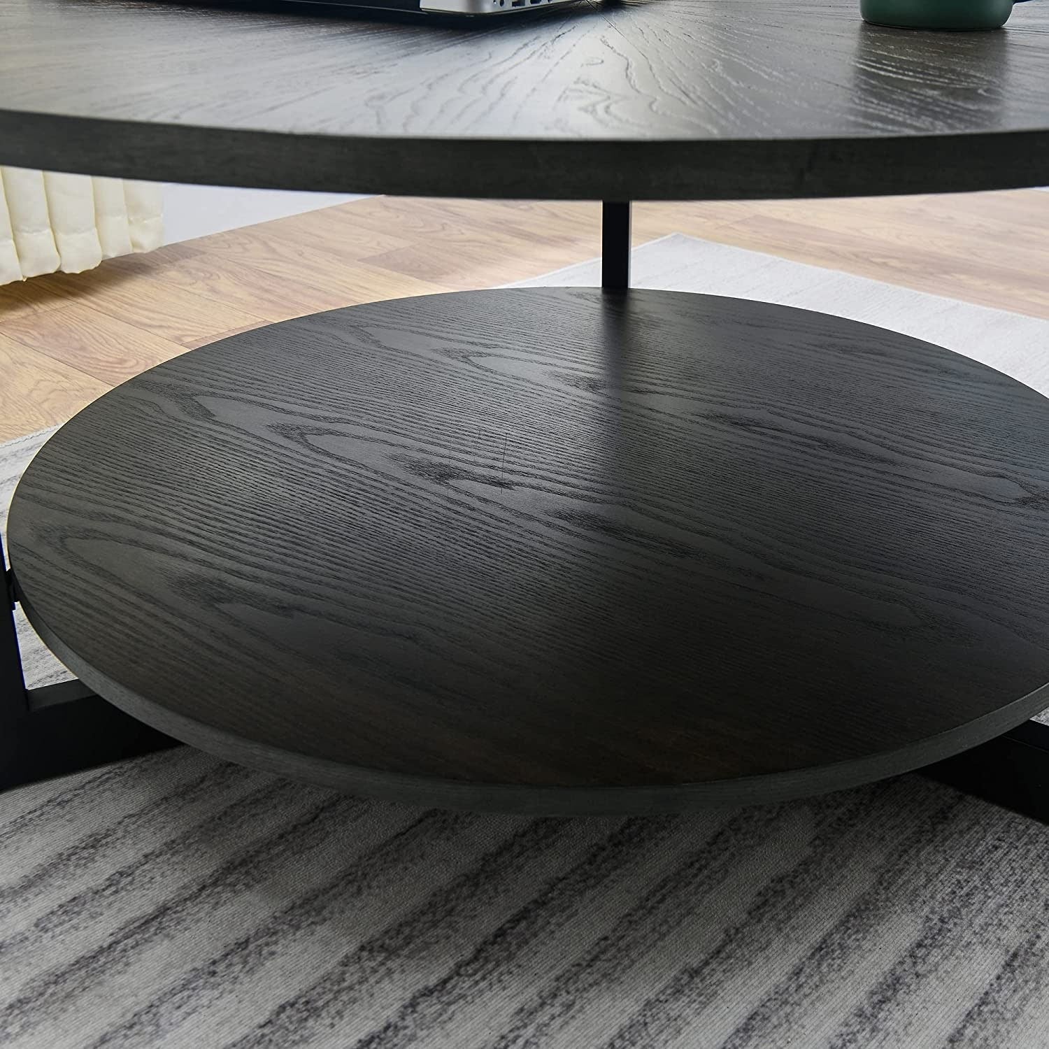 Round Coffee Table Solid Wood